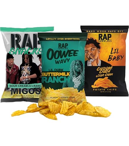 り*ん様 G RAP!!LIL RIC/2枚 SET Amazon.com: Rap Snacks Lil Baby Cheddar Cheese + Sour Cream Potato